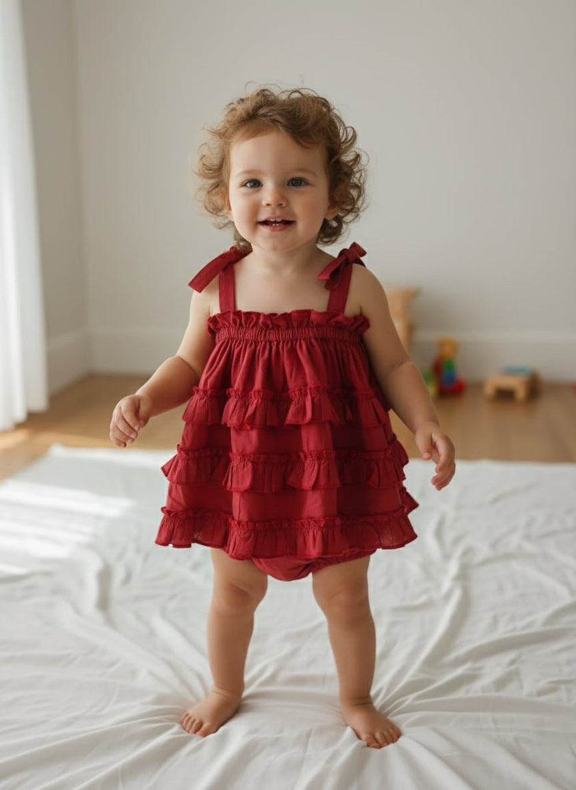 Nia Dress Brick