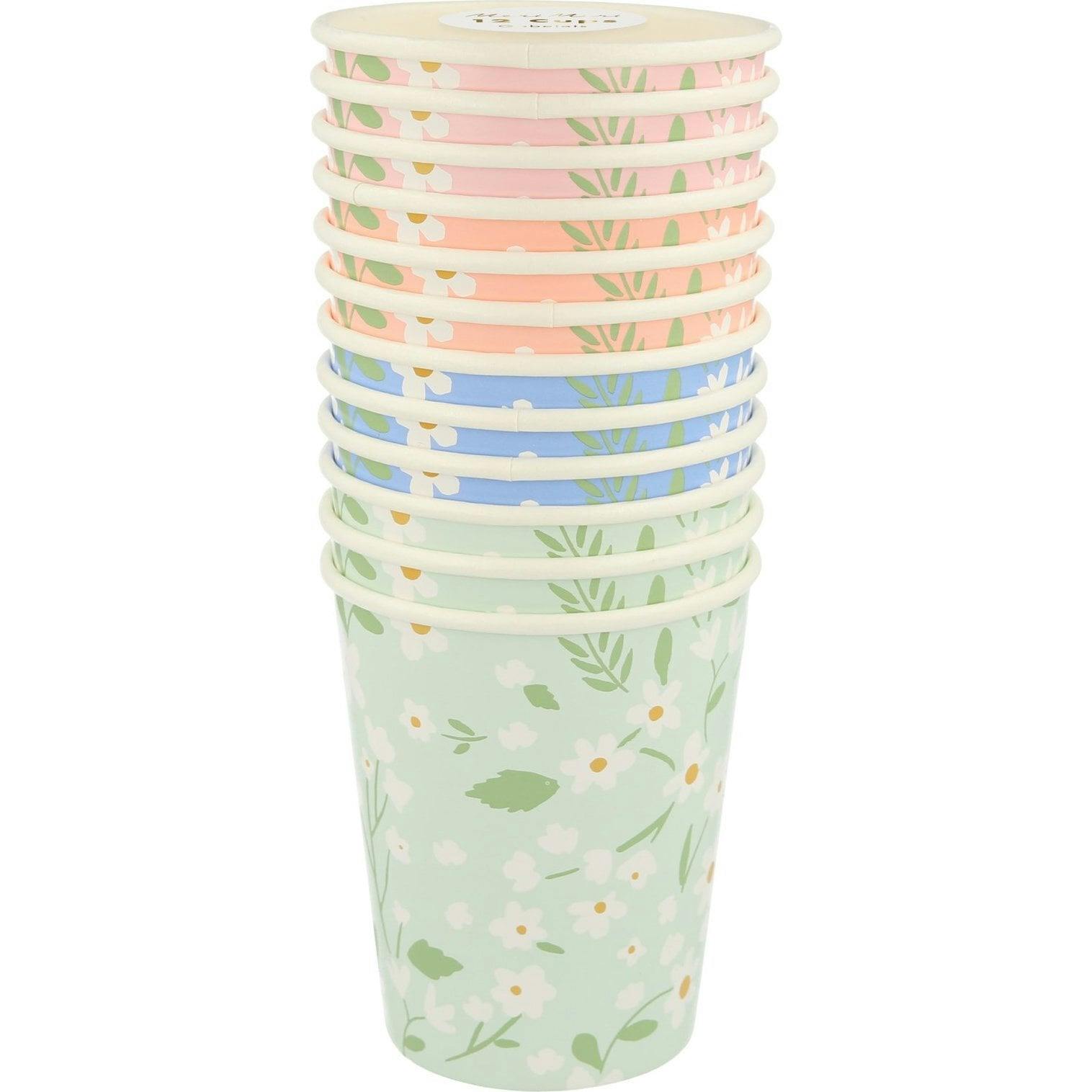 Ditsy Floral Cups