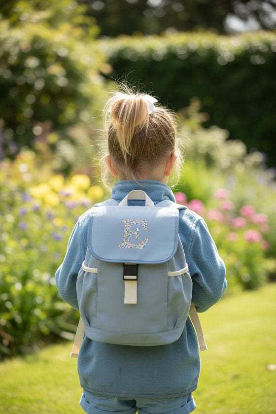 Liberty of London Personalised Adventure Backpack - Dusty blue