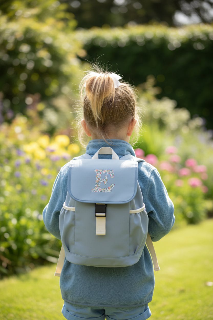 Liberty of London Personalised Adventure Backpack - Dusty blue