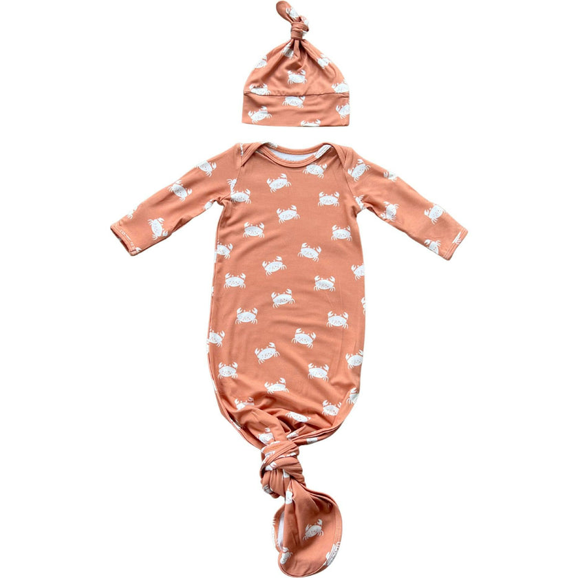 Knotted Sleeper Set in Sunset