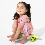 Skater Kitty Bamboo Girls' Long Sleeve Dress