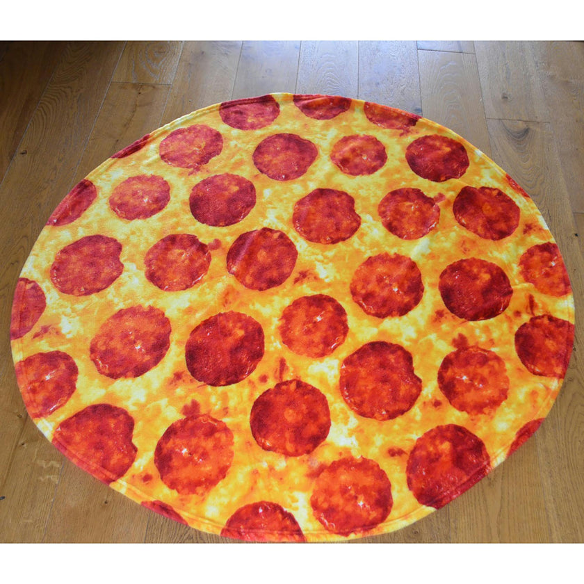 Blanket & Pillow Set: Wrap-A-Roni Pizza
