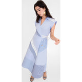 Women's Midi Shivon Dress, Blue