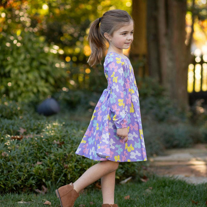 Ruched Dress in Balloon Animals