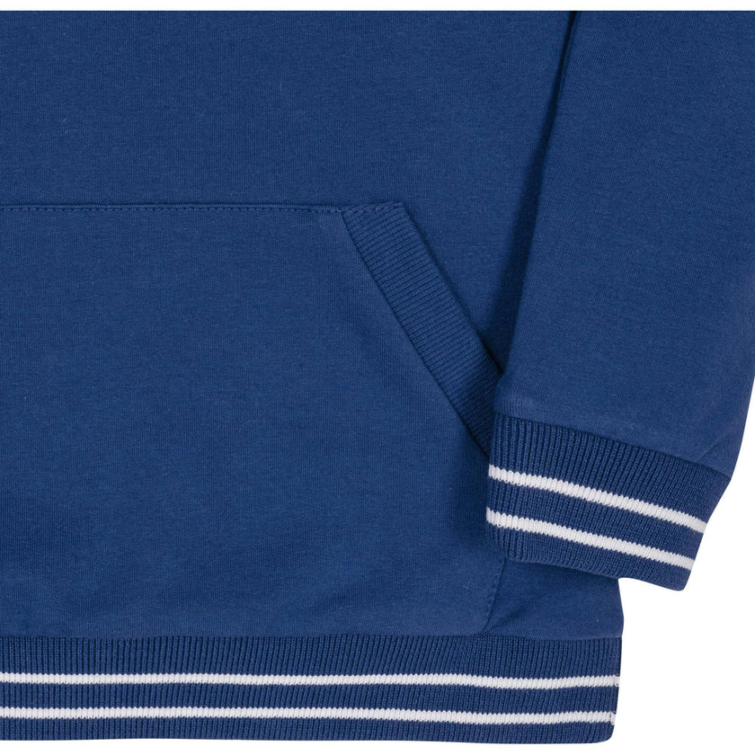 Organic French Terry Kanga Hoodie, Blue