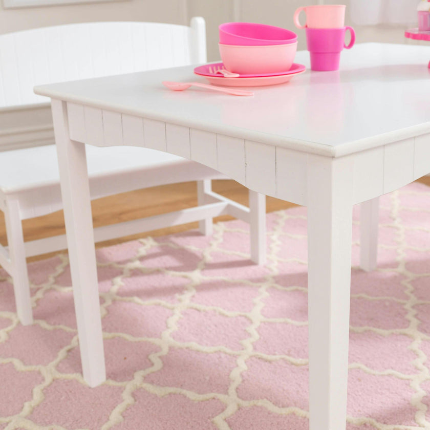 Nantucket Table with Bench and 2 Chair Set