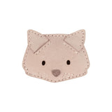 Josy Classic Hairclip | Cat | Lilac Nubuck