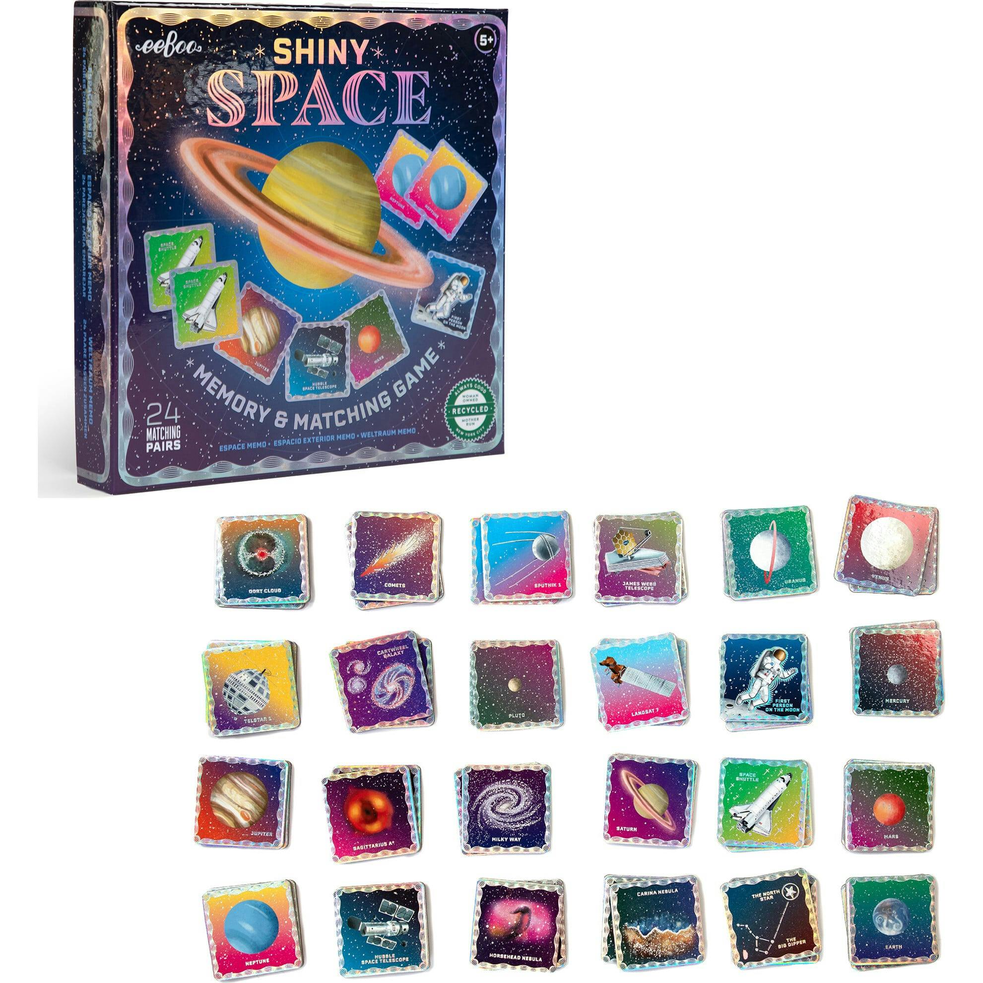 Memory & Matching Game: Shiny Space