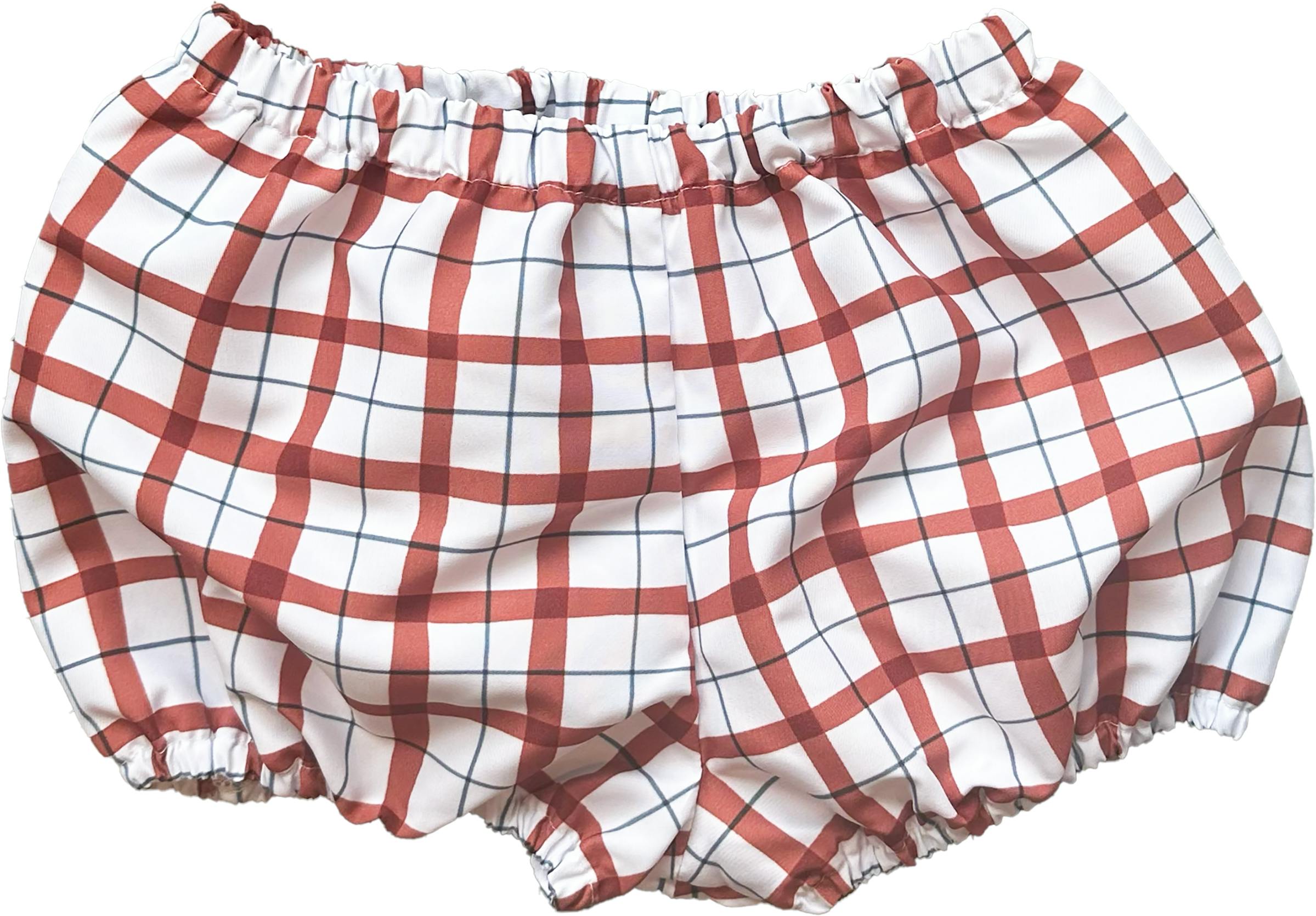 Swim Bloomer in Red Thacker Plaid