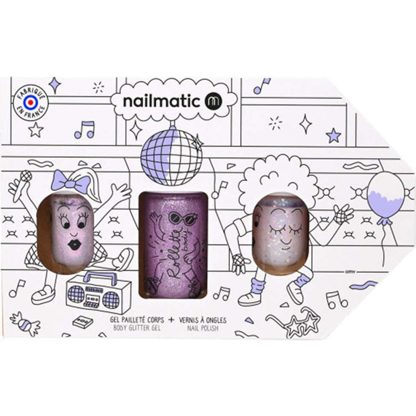 Nail Polish for Kids SET OF 3 BUS Party: POLLY ELLIOT + BODY ROLLETTE CHERRY