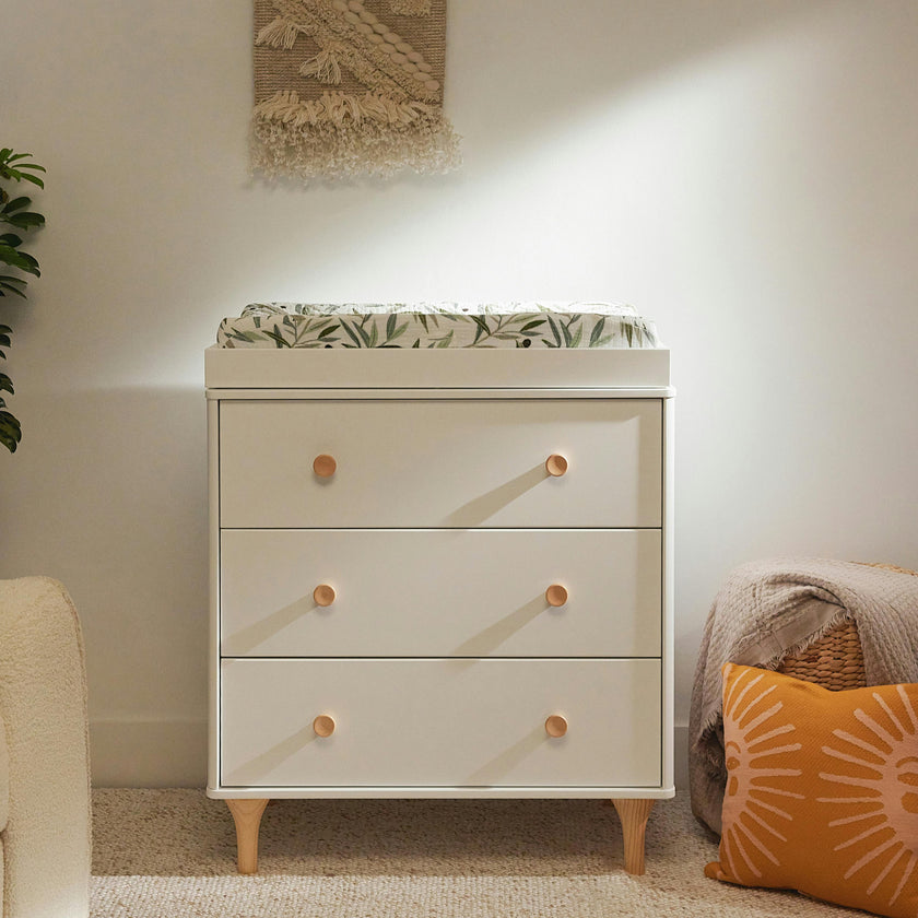 Lolly 3-Drawer Compact Changer Dresser with Removable Changing Tray (34")