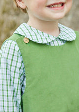 Button Tab John John - Watercress Corduroy