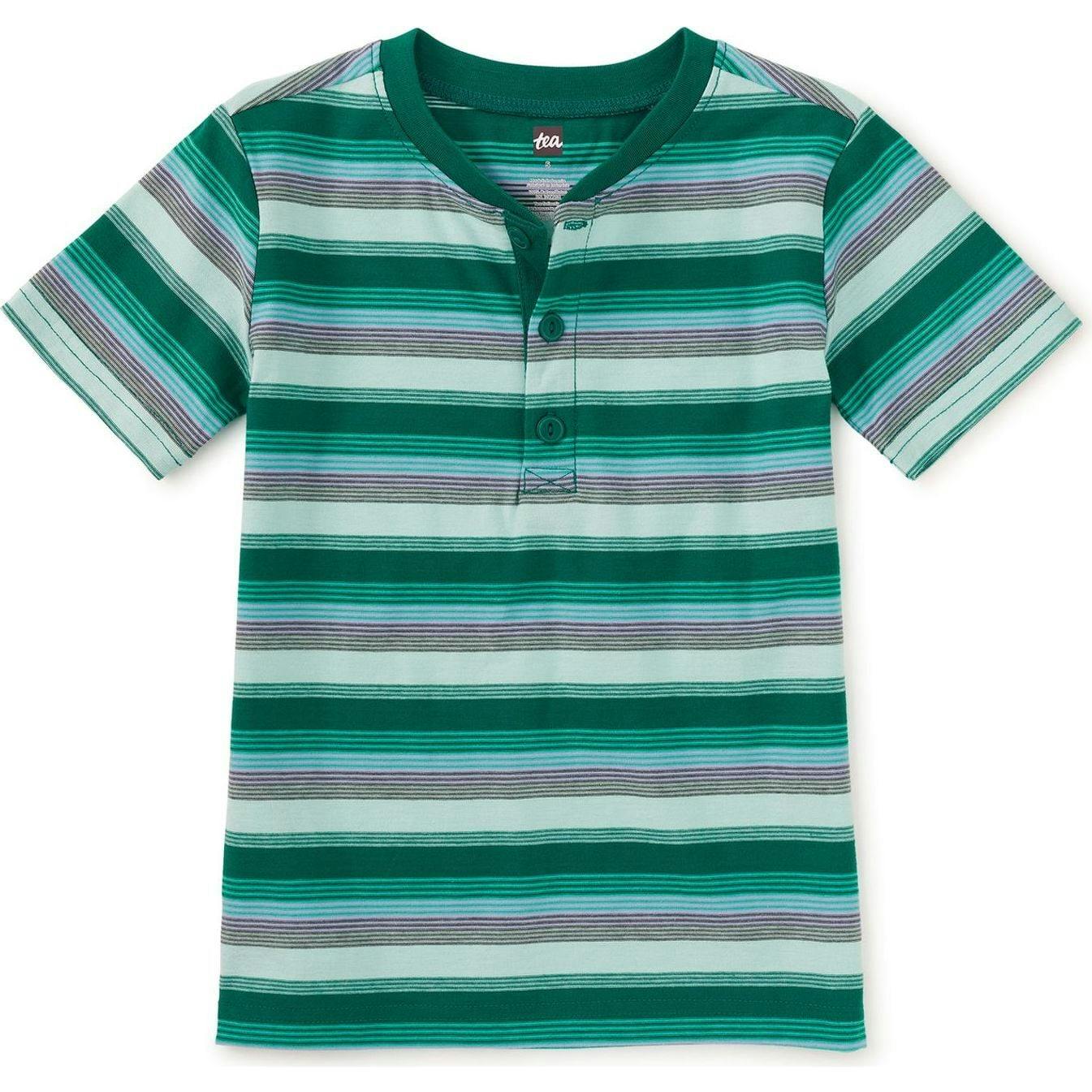 Henley Tee, Blue