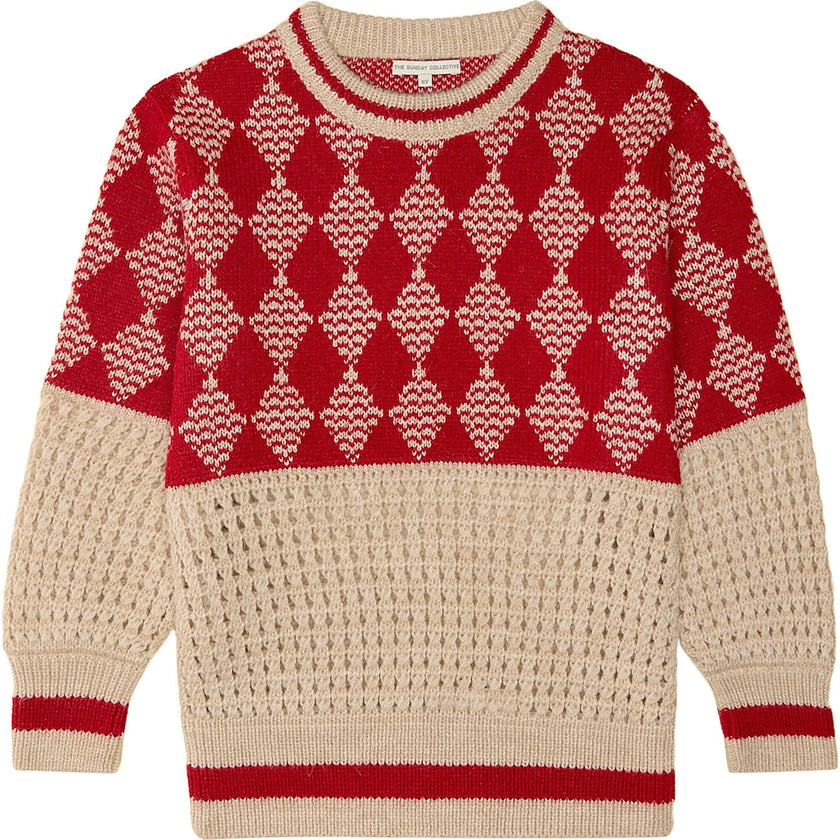 Alpaca Checker Sweater