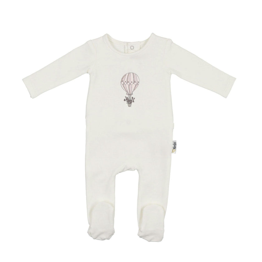 Air Balloon Footie and Beanie Set