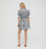 The Zinnia Mini Dress -  Chedworth Paisley Blue