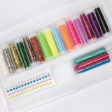 Strawberry Kazoo Sparkle Glitter, Glitter Glue, and Gem Sticker DIY Craft Kit