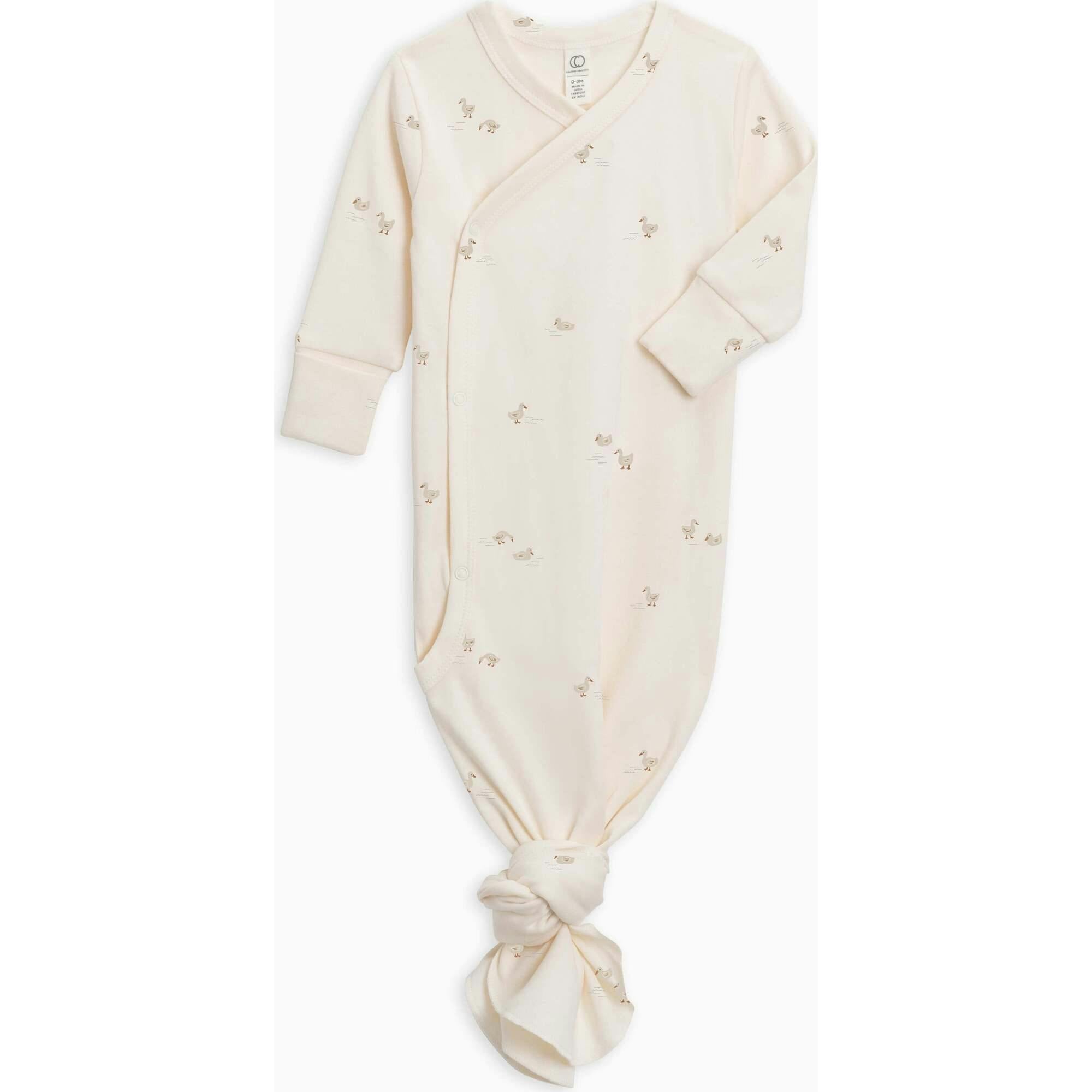 Indy Kimono Gown | Duck / Oat + Chai