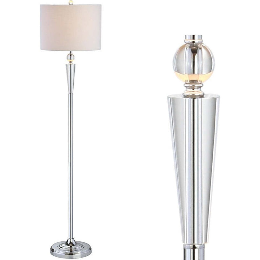 Reese 59.5" Crystal LED Floor Lamp
