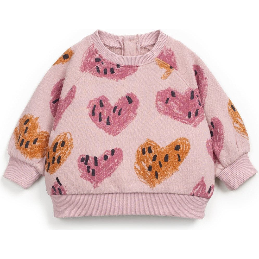 Baby Abstract Heart Print Sweatshirt