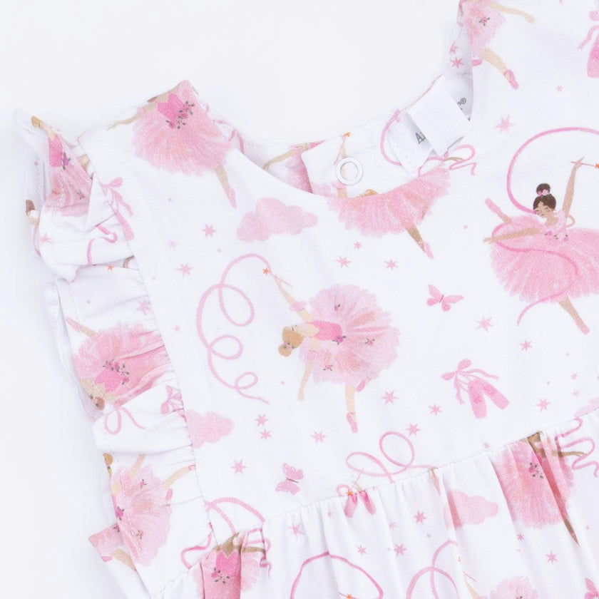 Ribbon Ballerinas - Ruffle Playsuit