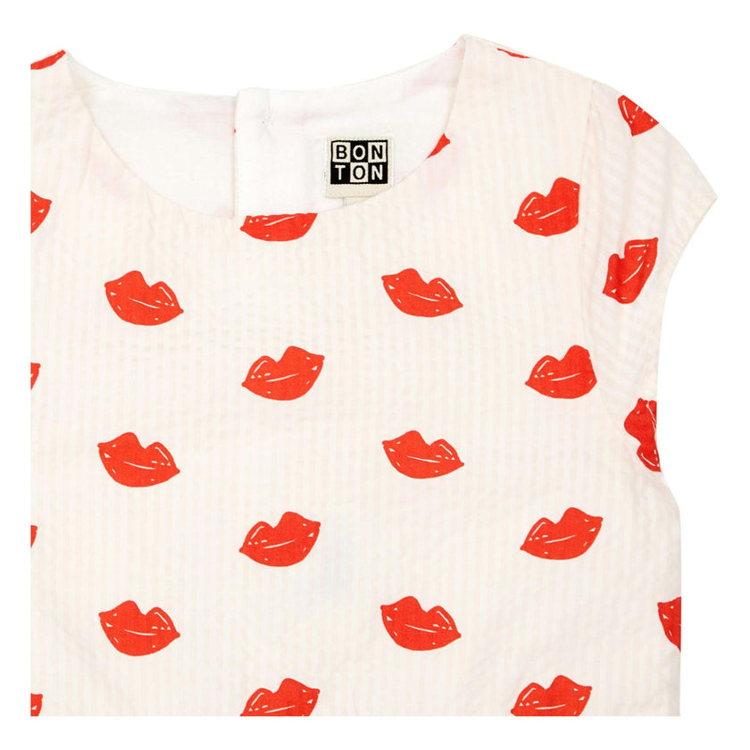 BONTON Kiss Kiss Etoile Seersucker Dress