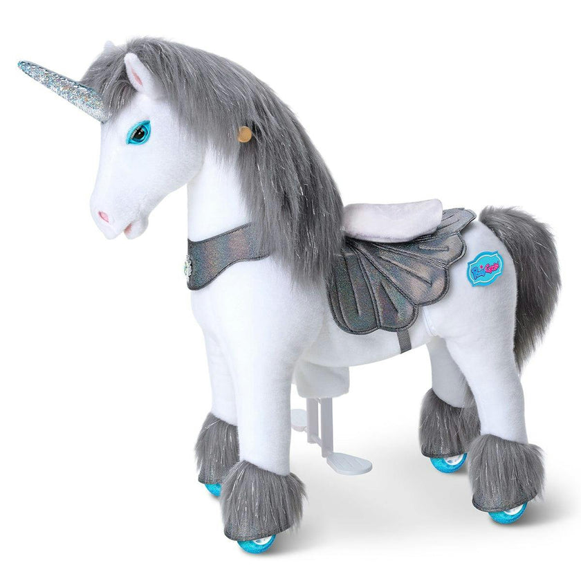 Model Y® Unicorn Ride-On Toy Age 4–7 – Grey