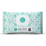 Natural Bamboo Baby Wipes, White