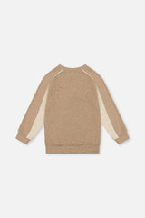 Brushed Jersey Top With Raglan Sleeves Taupe