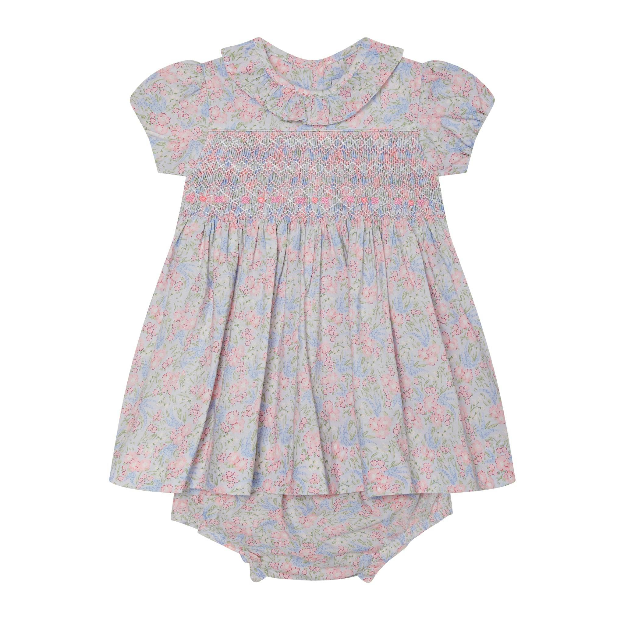 Hand-Smocked Baby Dress