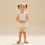 Organic Flutter Top & Shorts Set - Bloomfield
