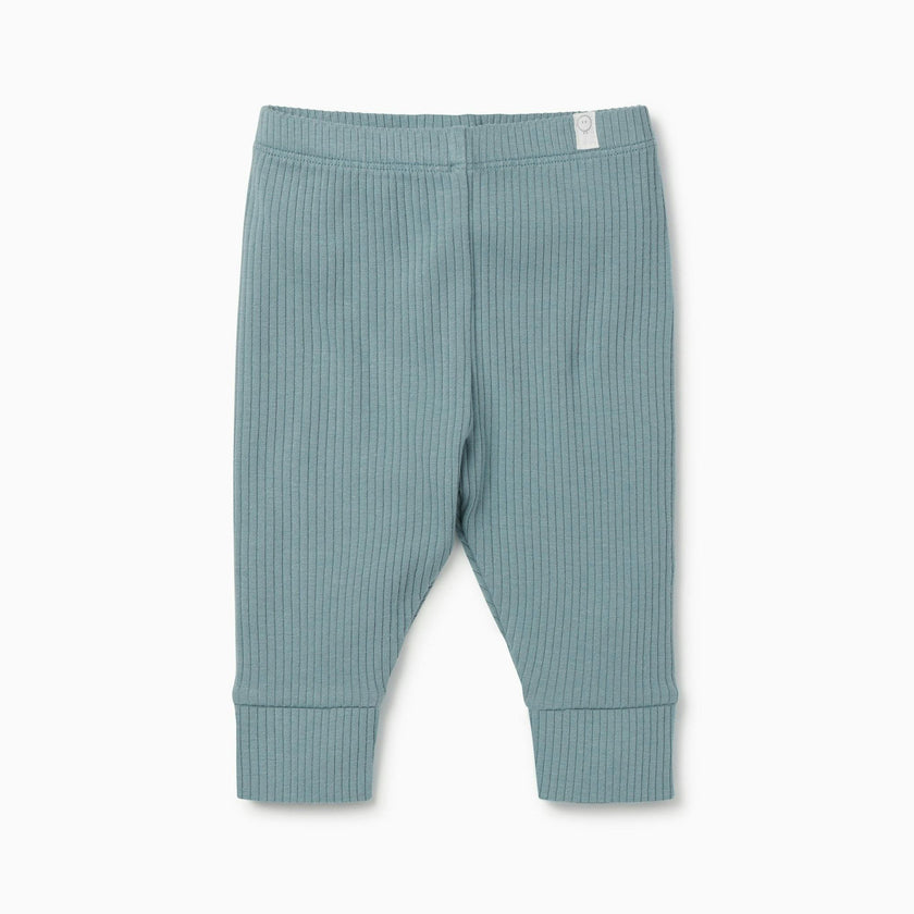 Ribbed Leggings - Blue