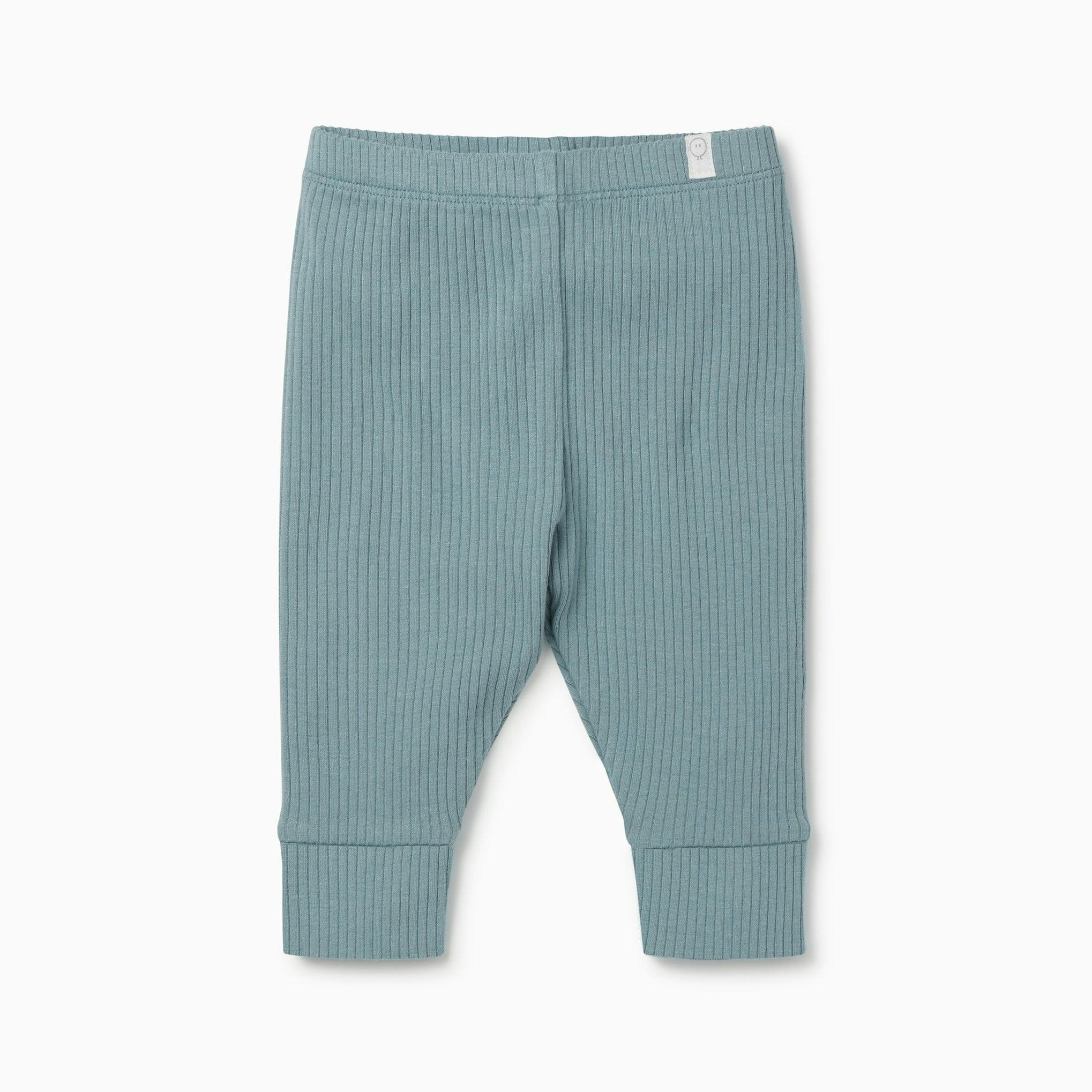 Ribbed Leggings - Blue