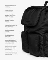 Alto Changing Backpack Black