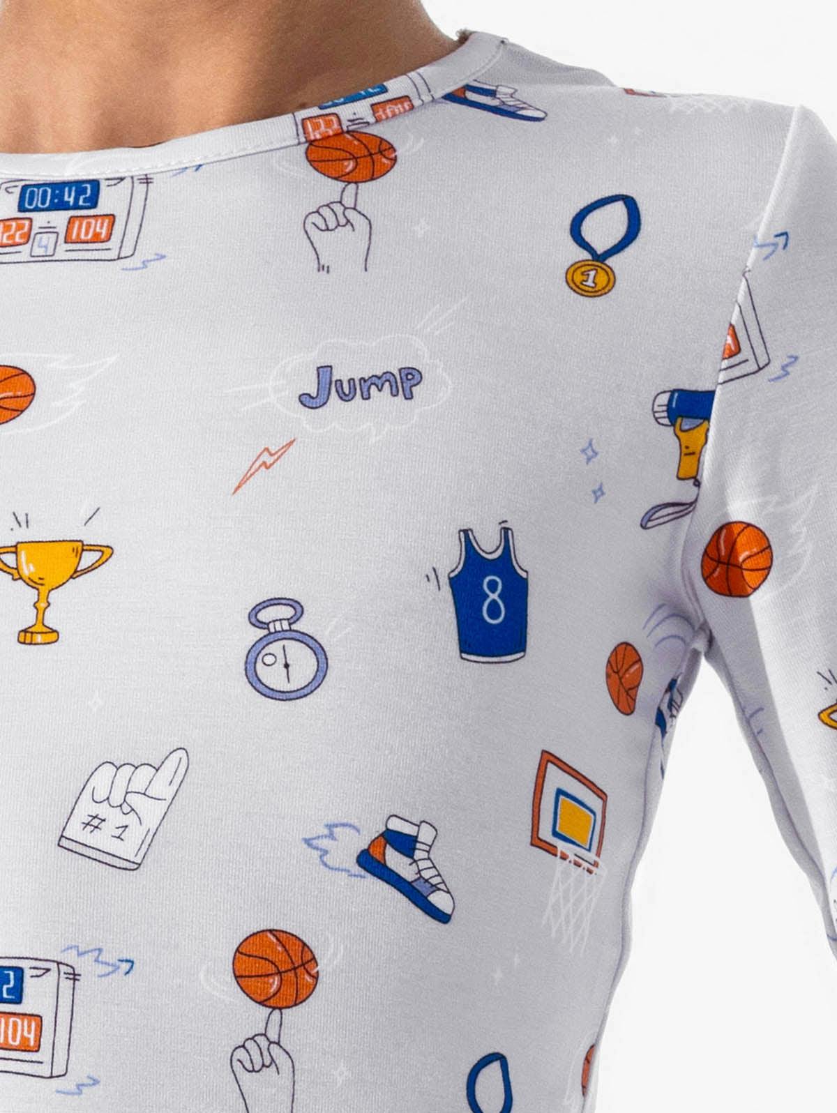 All Star Basketball Bamboo Kids Pajamas