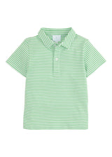 Short Sleeve Polo - Green Stripe