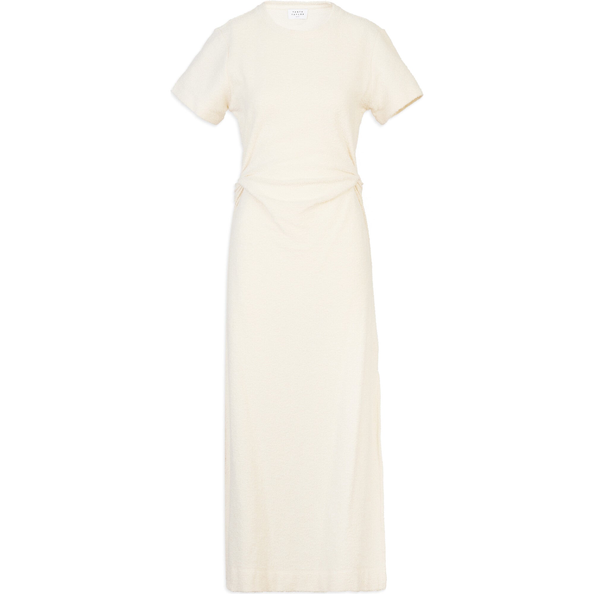 Women's Short Sleeve Aurora Dress, Cream