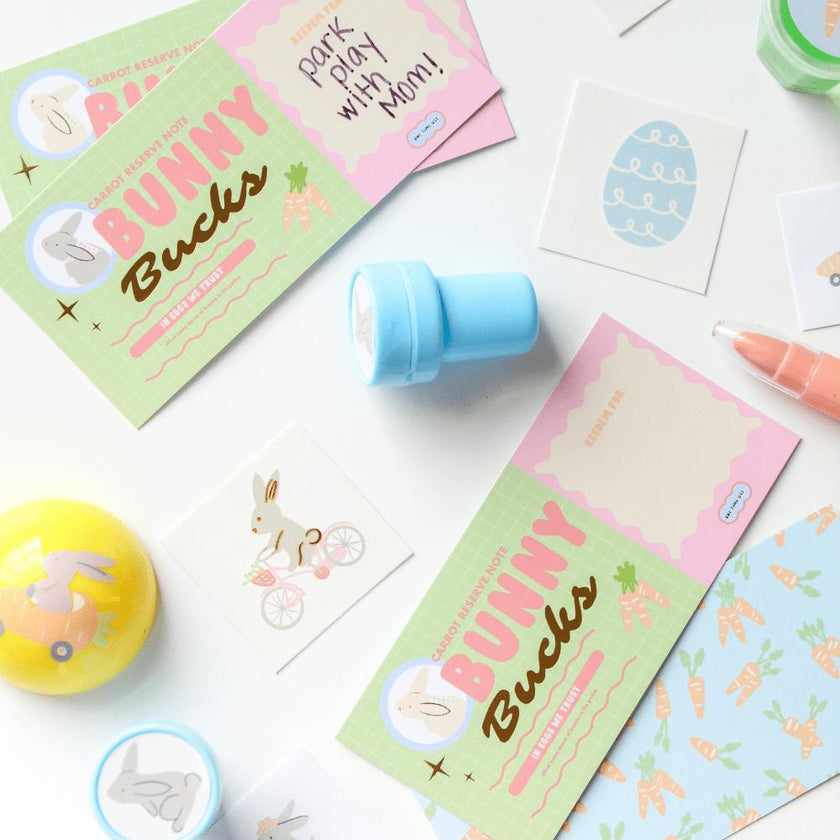 Bunnies In The Garden Easter Small Egg Filler Kit