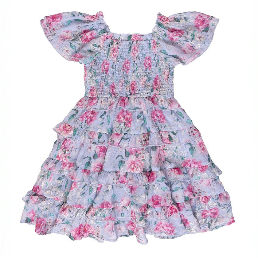 Mini Winnie Dress in Peony Blossoms
