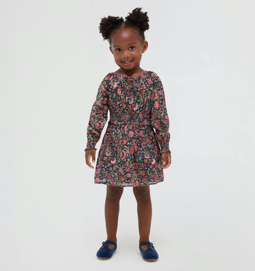 The Tiny Gretta Dress -  Jacobean Sprig