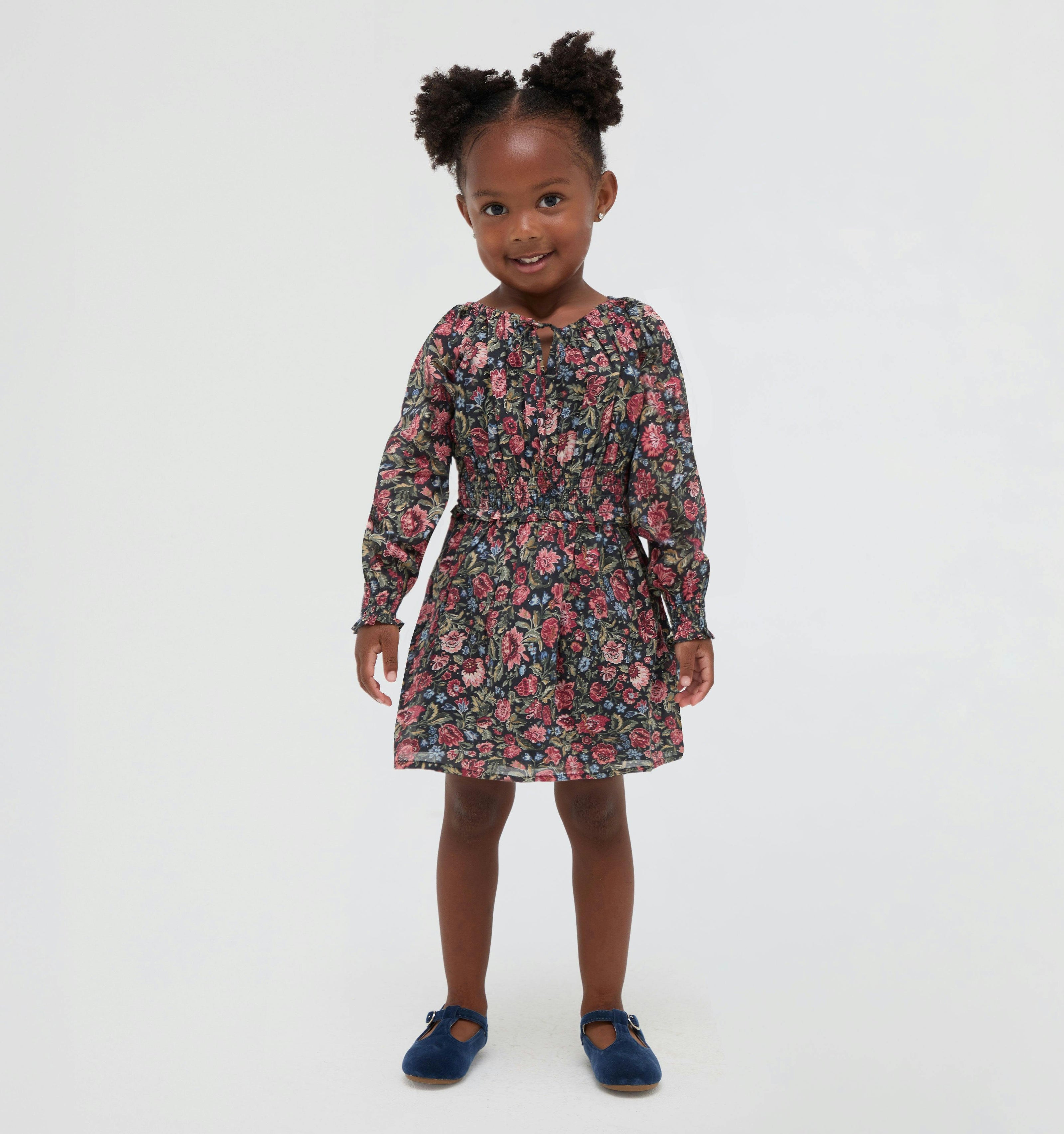 The Tiny Gretta Dress -  Jacobean Sprig