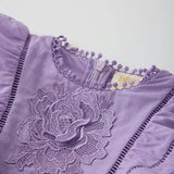 Carloyn Frill Cotton Mini Dress (Baby)