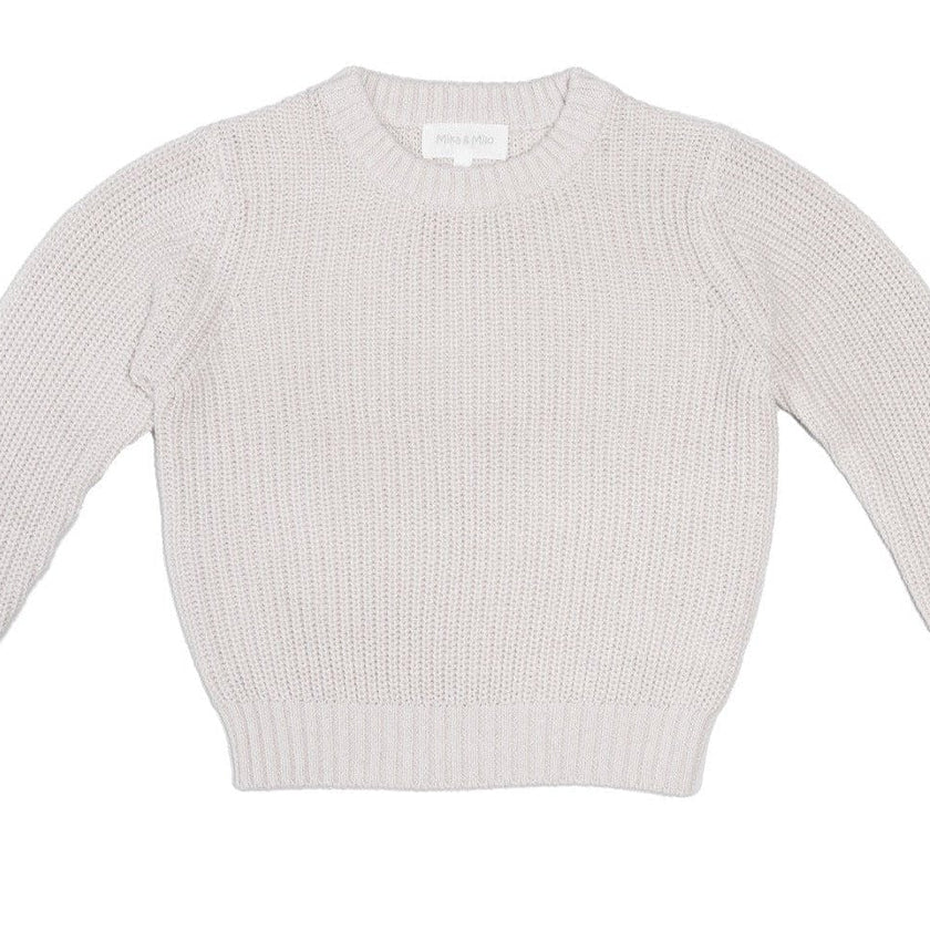 Classic Fisherman Jumper | Chalk