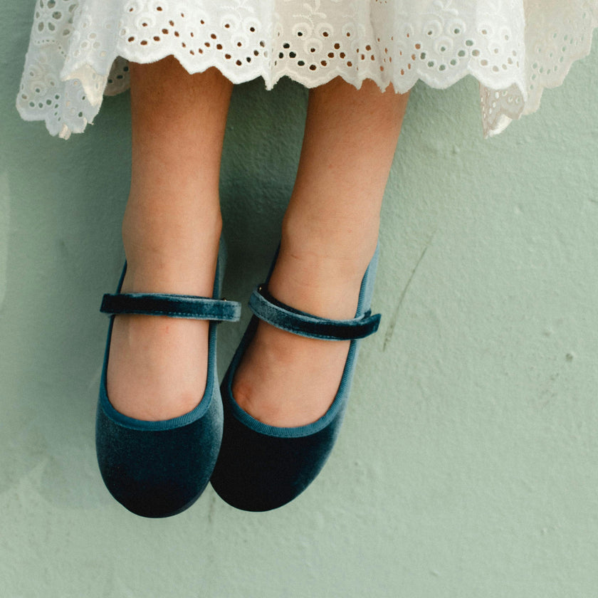Classic Velvet Mary Janes