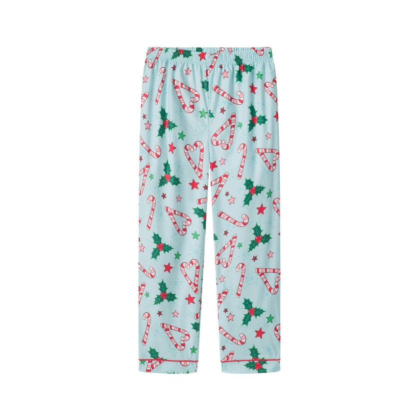 Girls & Tween Pajama Set | Candy Cane Hearts