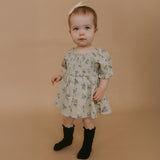 Organic Smocked Dress W/ Bloomers