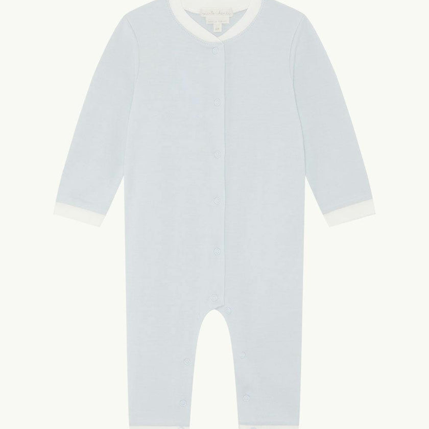Dalton Stripe Romper 2 Piece Set - Blue