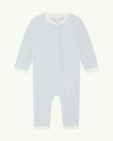 Dalton Stripe Romper 2 Piece Set - Blue