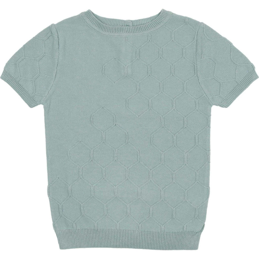Boys Honeycomb Knit Shirt